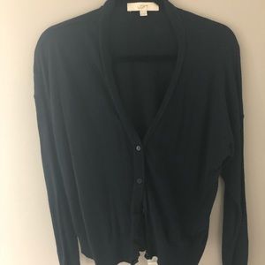 Ann Taylor LOFT Cardigan - Navy (XL)